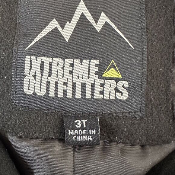Ixtreme Outfitters Winter Parka Jacket Wool Blend Jacket Boys Size 3T Black - Picture 5 of 7